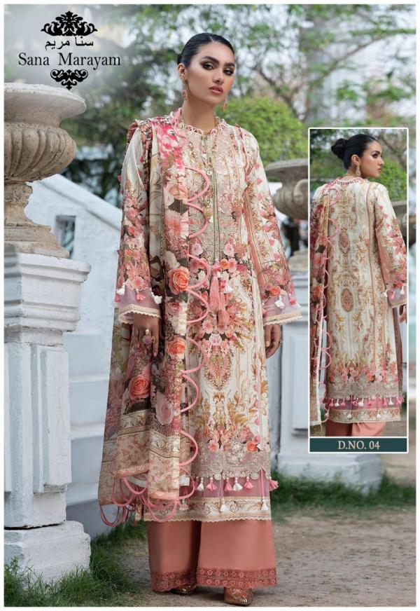 Sana Marayam Gulaal Classy Luxury Lawn Cotton Karachi Collection